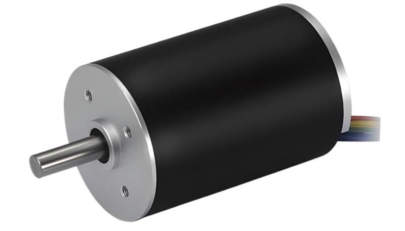 Moteur sans pinceau de 40 mm 12 V sans noyau 70 W 8020 tr / min Durable pour les équipements médicaux