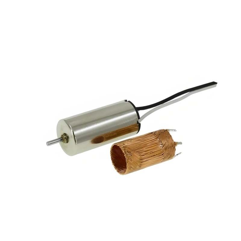 Moteur à courant continu de 8 mm brossé sans noyau Carbon 0.3mNm 8620rpm 2.4V résistant à la fatigue
