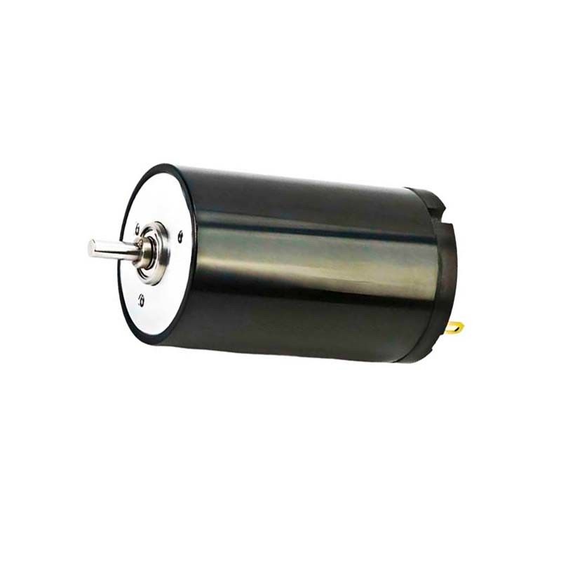 Moteur électrique à courant continu brossé de 23 mm de faible bruit de 27,5 Watt 9860 tr / min 24 V personnalisé