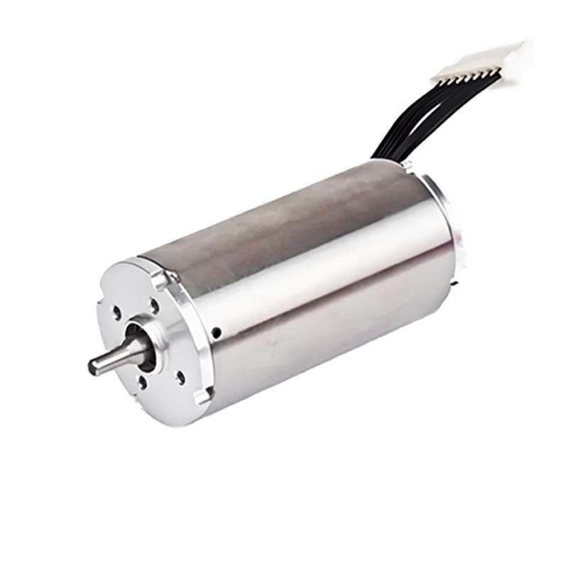 Maintenance minimale Moteur sans pinceau sans fente 28 mm Moteur sans pinceau sans noyau 48v 46W 13786rpm