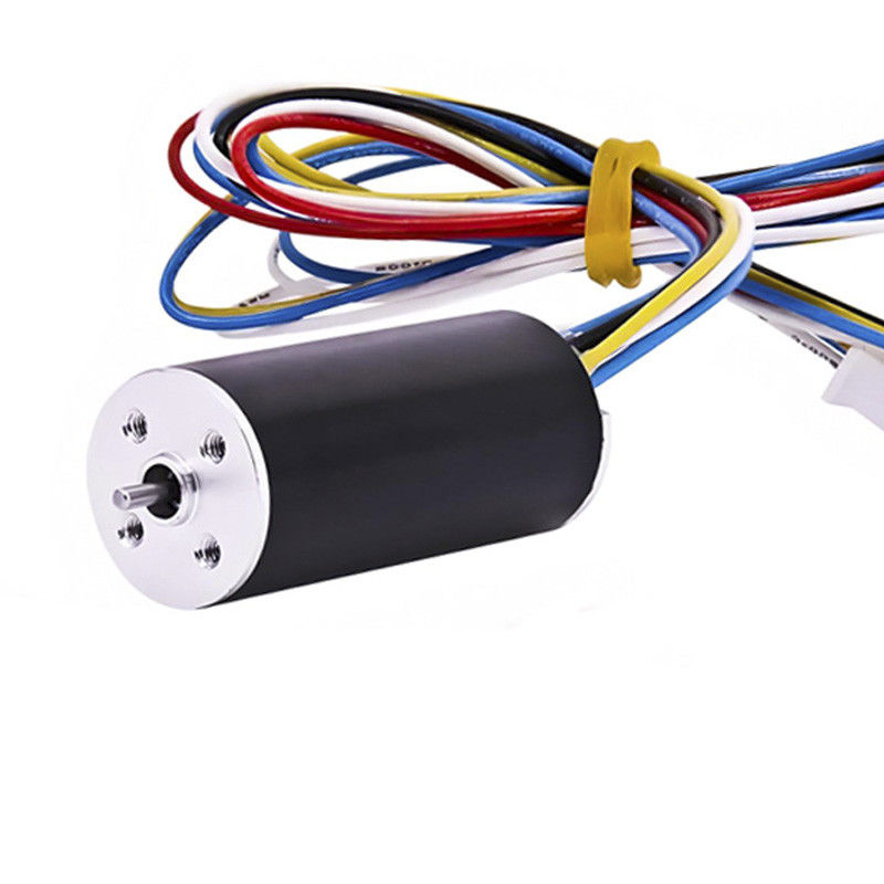 Moteur sans fente BLDC de 20 mm Moteur sans fente 12V à 36V 13W 20W 18880rpm Moteur sans pinceau à capteur personnalisable